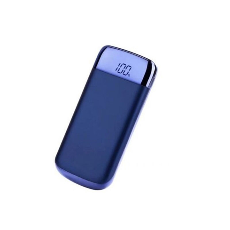 30000mah Power Bank External Battery PoverBank 2 USB LED Powerbank Portable Mobile phone Charger for Xiaomi MI iphone 7 8 XR 11: Blue