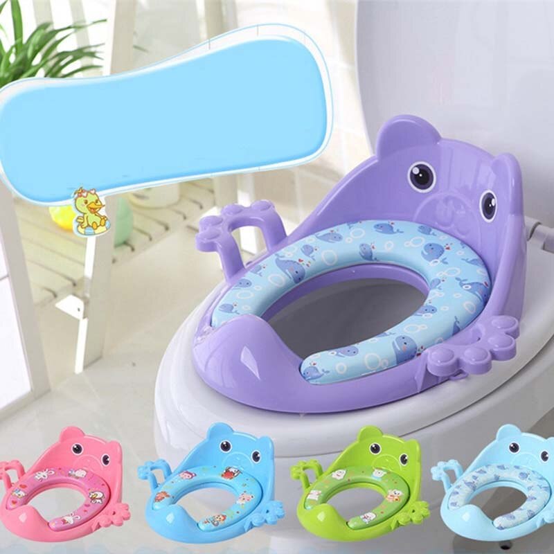 Baby toilet potter bærbare børn potte sikkert sæde med armlæn til pige drenge trænere komfortabel toilet ring spædbarn potte