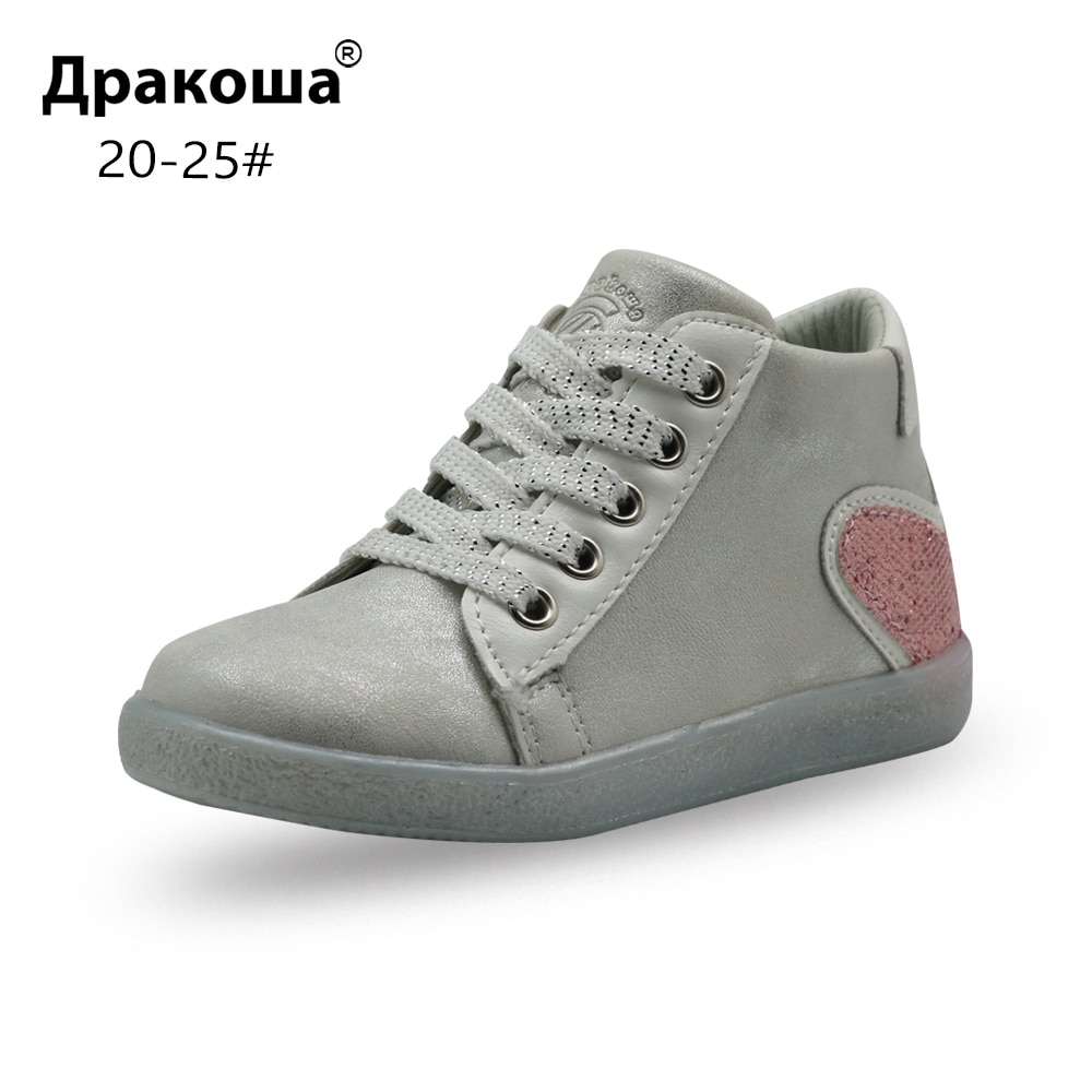 Apakowa meisjes enkellaarsjes kinderen outdoor feest school klassieke martin laarzen kinderen herfst lente casual schoenen met rits