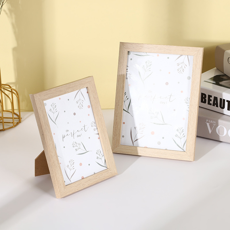 Moderne Einfache Holz Bilderrahmen 5/6/7/8 Zoll/bild Rahmen Holz Dichte Bord Bilderrahmen Home Decor