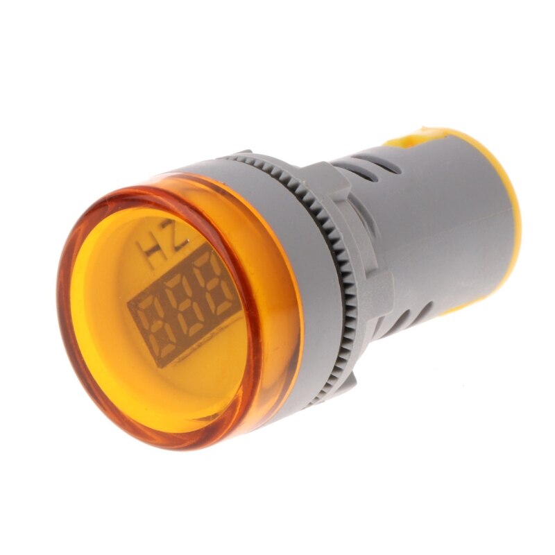 22mm hertz ac frekvensmåler ledet digitalt display indikator signal lampe lyser  k43c