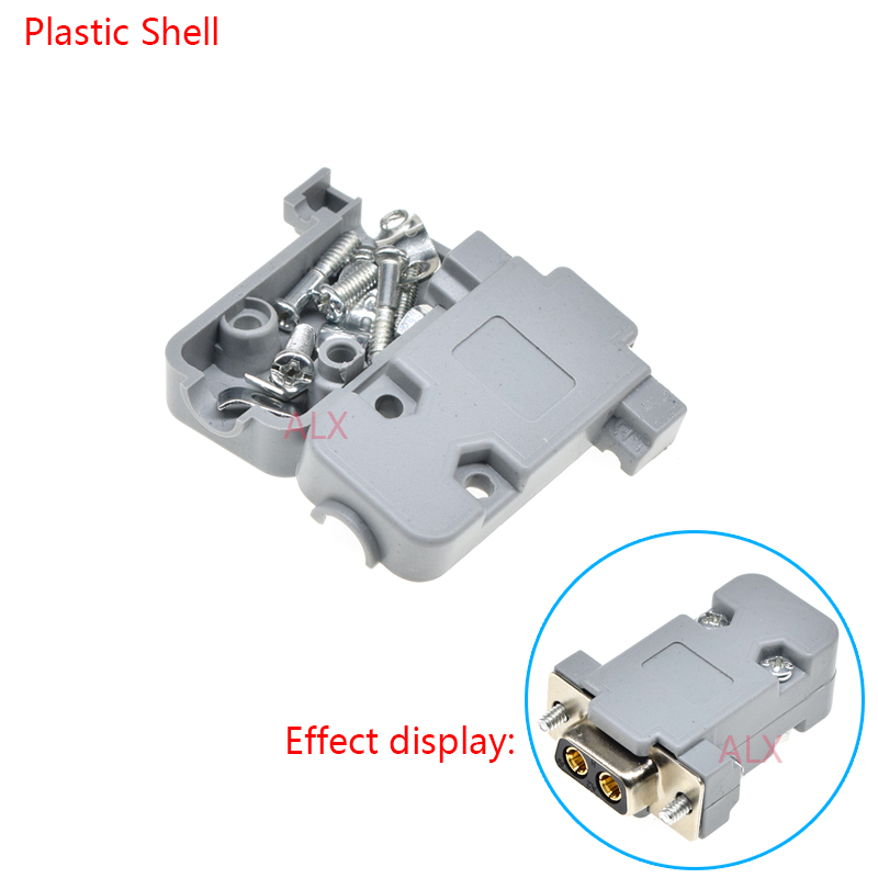 1 Stücke 2w2 30A 2 Stift Vergoldet Männlich Weiblich Hochstrom-leistungsstecker D-sub-Adapter Löt-/Stecker-in-Typ Steckdose Schweißen DB: Lavendel