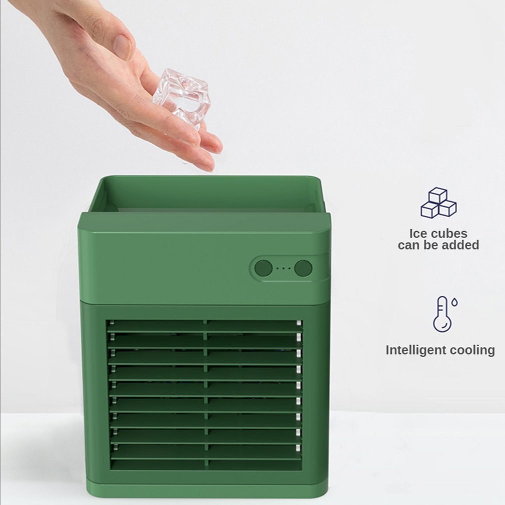 Portable Air Conditioner Silent Bladeless Fan Adjustable Air Outlet With Three-speed Wide-angle Air And Fast Cooling