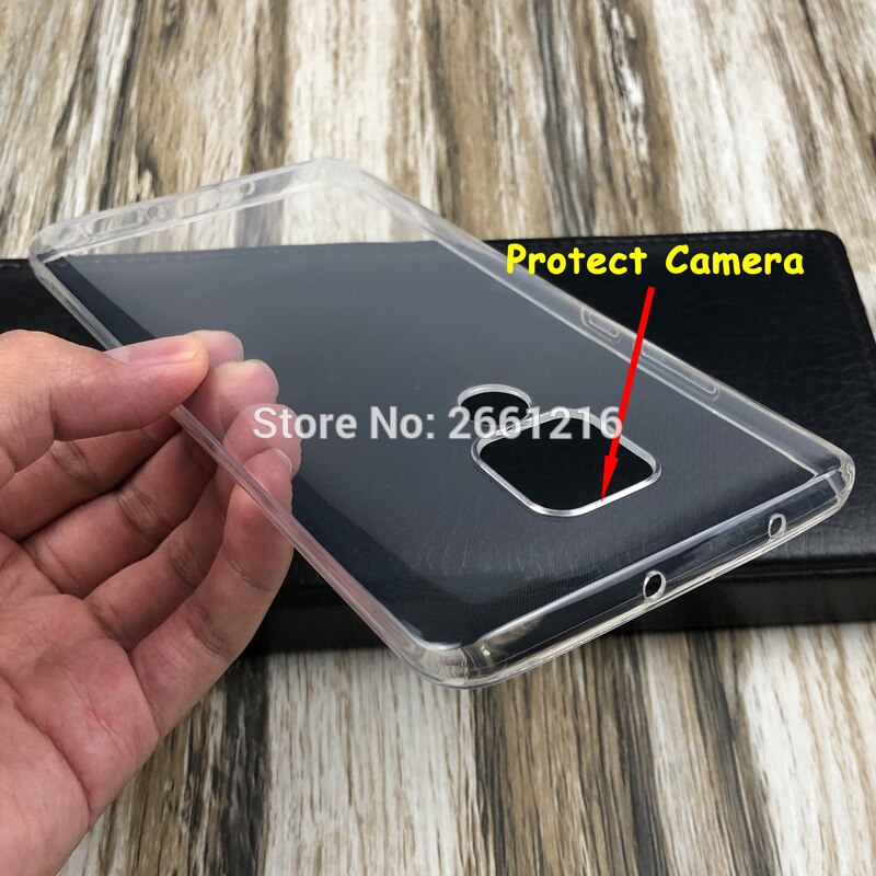 Voor Huawei Mate 20 X 20X (5G) 7.2 "Ultra Dunne Zachte TPU Silicon Gel Transparante Camera Bescherm Case Back Cover