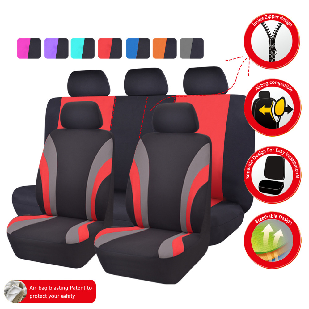 Auto-Pass Automobiles Universele Zeven Kleur Car Seat Cover Auto-Styling Stoelhoezen Fit Interieur Accessoires Zetel Decoratie