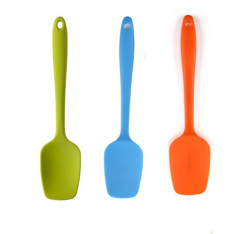 3PCS Silicone Spatula for Frying Pan Food Grade Silicone Spoon for Kitchen Spatula Non-Stick Cooking Baking Accessories Tool: Mix 1