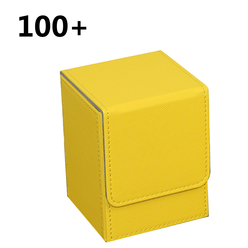 Caja de baraja de cartas coleccionables duradera para organización de almacenamiento TCG OCG Estuche de transporte de tarjetas MTG de coche de juego coleccionable con capacidad para más de 80 o 100 tarjetas