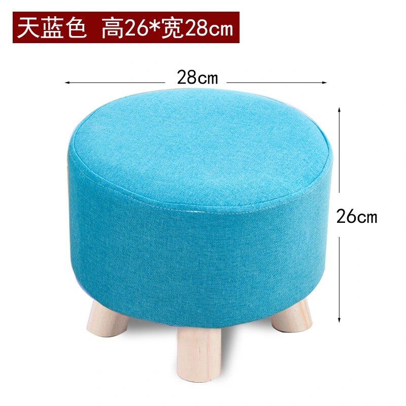 Hause Sofa Runde Hocker Tuch Kunst Wohnzimmer Tee Tisch HüGel Holz Kreative Kleine Fuß Hocker Sattel freundlicher Hocker Bank: 11