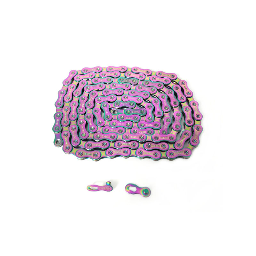 Łańcuch rowerowy MTB łańcuch rowerowy kolorowy łańcuch 9/10/11/12 łańcuch prędkości 116L z rowerami magiczna klamra części rowerowych