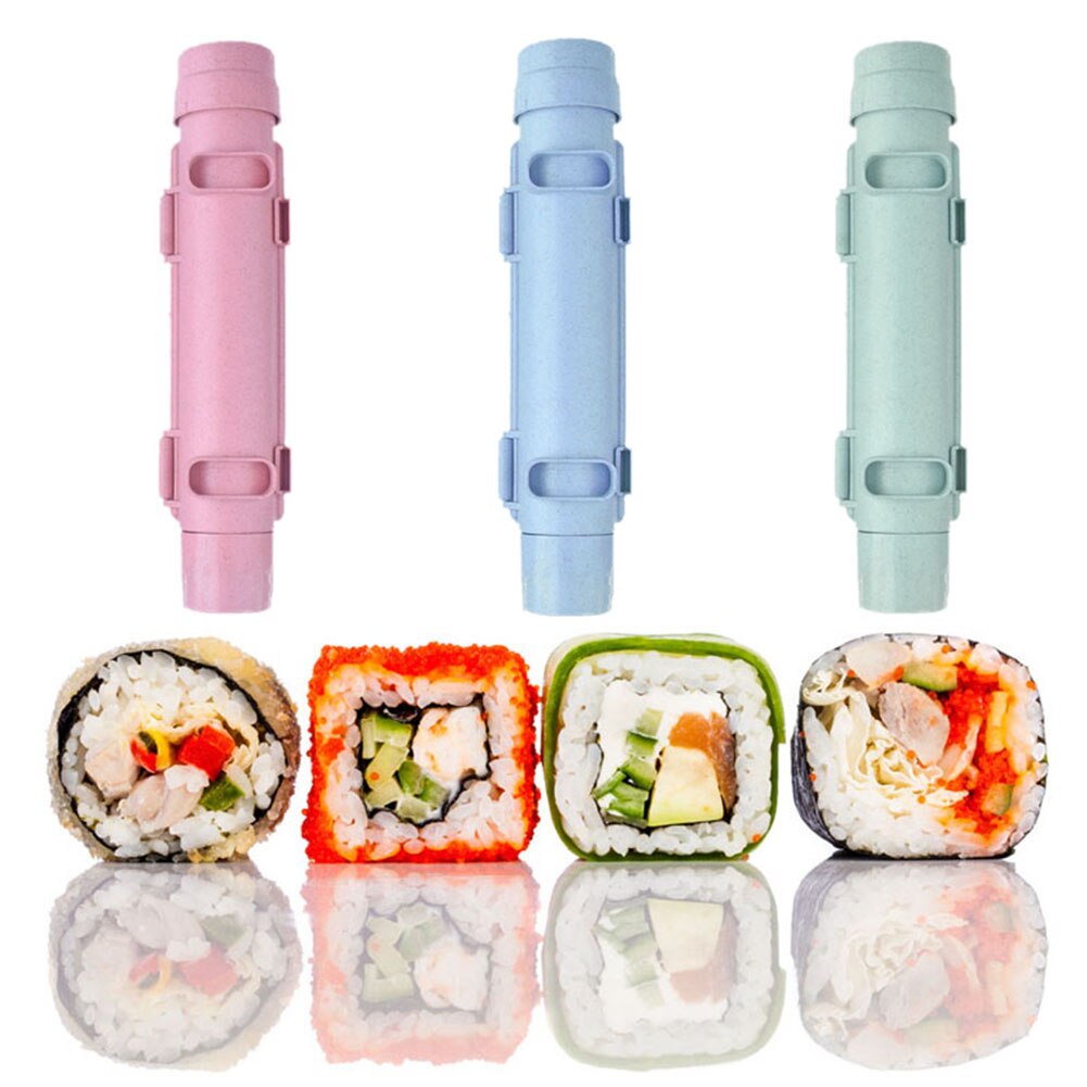 Rice Roll Mold Sushi Maker Roller Bento Japanse Sushi Bazooka Groente Vlees Rolling Diy Sushi Making Machine Gadgets