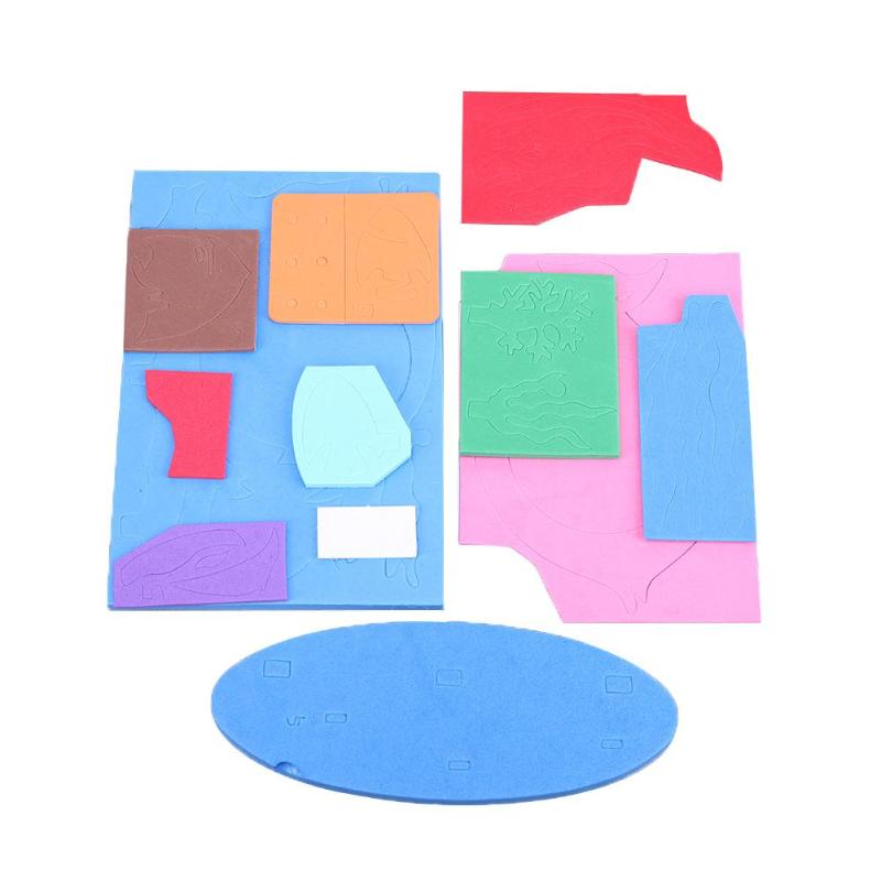 EVA Foam Cartoon Photo Frame Kids Children's Toys Craft DIY 3D Stickers Handmade Block Toy Random Styles