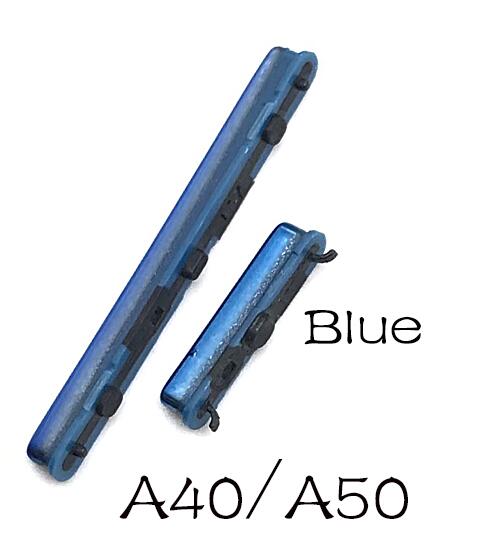 Seite Power-Taste + Lautstärke Taste Für Samsung A10 A105F A20 A205F A30 A305F A40 A405 A50 A750 Ersatz Teile: A40 A50 Blue