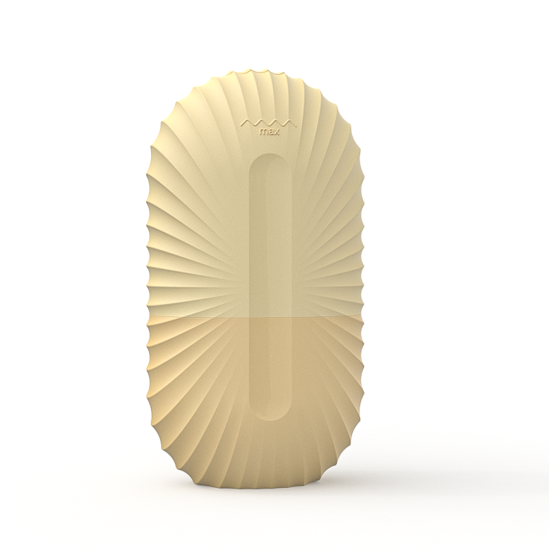 IJsroller voor gezicht en ogen, natuurlijk conditionerende de-puff oogzakken, vermindert migrainepijn, herbruikbare massage siliconen ijsvorm: Perzik