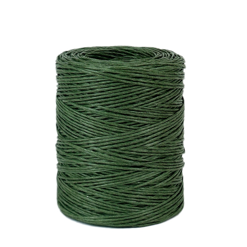 1.0Mm Floral Bind Wire Wrap Twine Handmade Iron Wire Paper Rattan for Flower Bouquets (Length: 210M): Green