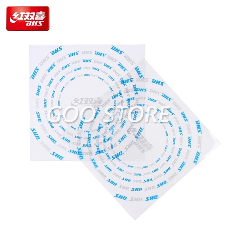 DHS – film de protection en caoutchouc pour tennis de table, ensemble d'accessoires de ping-pong, original, 2 pièces