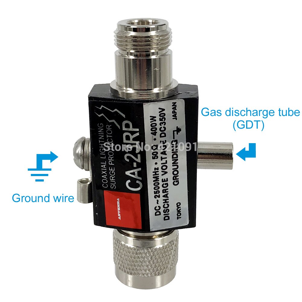 Antenna light arrester Surge Protector N Male to N Female Coaxial CA-23RP Connector