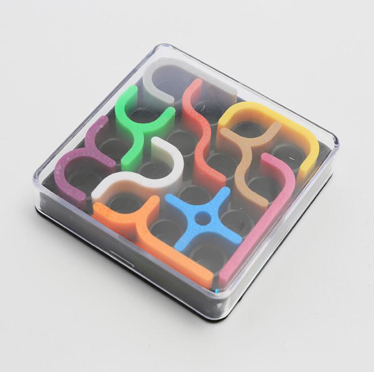 3D Intelligence Puzzle fou courbe Sudoku Puzzle jeux géométrique ligne matrice Puzzle jouets pour enfants apprentissage jouet