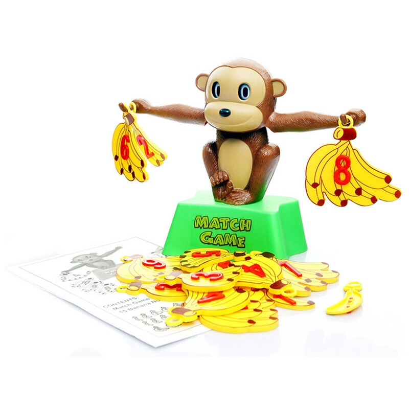 Baby Monkey Banana Learning Educational Toys Funny Math Counting Balance kindergarten Games for Children Kids