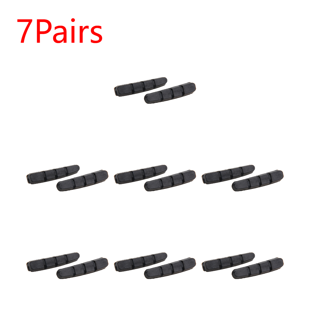 1-10 paar racefiets remblokken schoenen voor lichtmetalen velgen Dura Ace Ultegra 105 fiets v remschoen duurzaam rubber fietsremgereedschap: groen