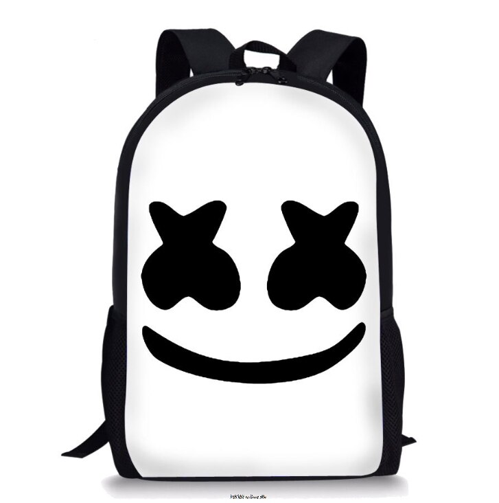 Kid Boys Girls School Bag Mochila Infantil DJ Marshmello Backpack 3D Prints Waterproof with Crewmate Christmas On Sell: 8