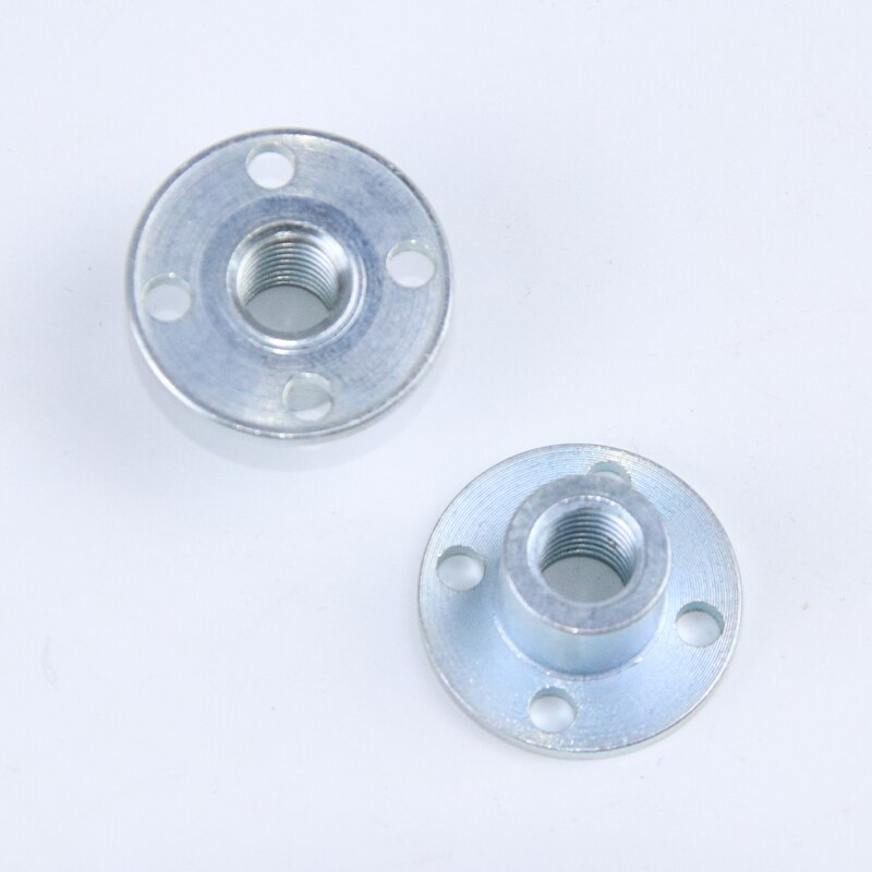2pcs DC Gear Motor Flange M6M8 Positive and Negative Threaded Shaft Matching Nut Screw Shaft Flange