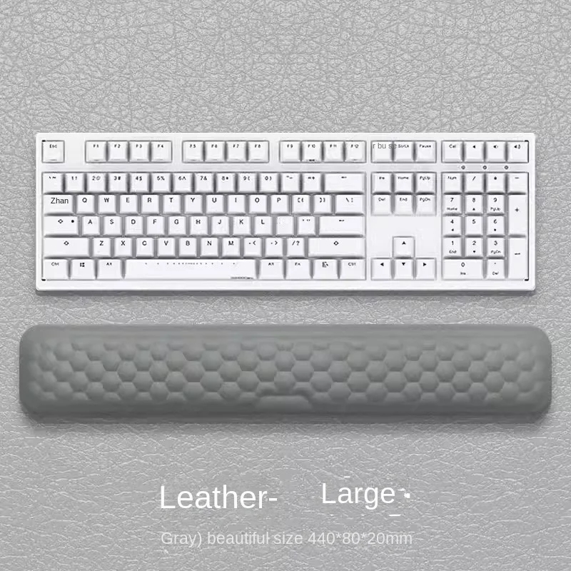 Polssteun voor toetsenbord, muis en toetsenbord, ergonomische polssteun voor computer, toetsenbord en laptop.: Donkerblauw