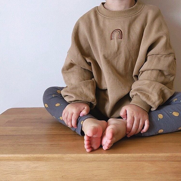 freundlicher Winter kleidung beliebte oben Koreanische regenbogen stickerei aufbringen verlieren Vlies zur Seite fahren für jungen und mädchen