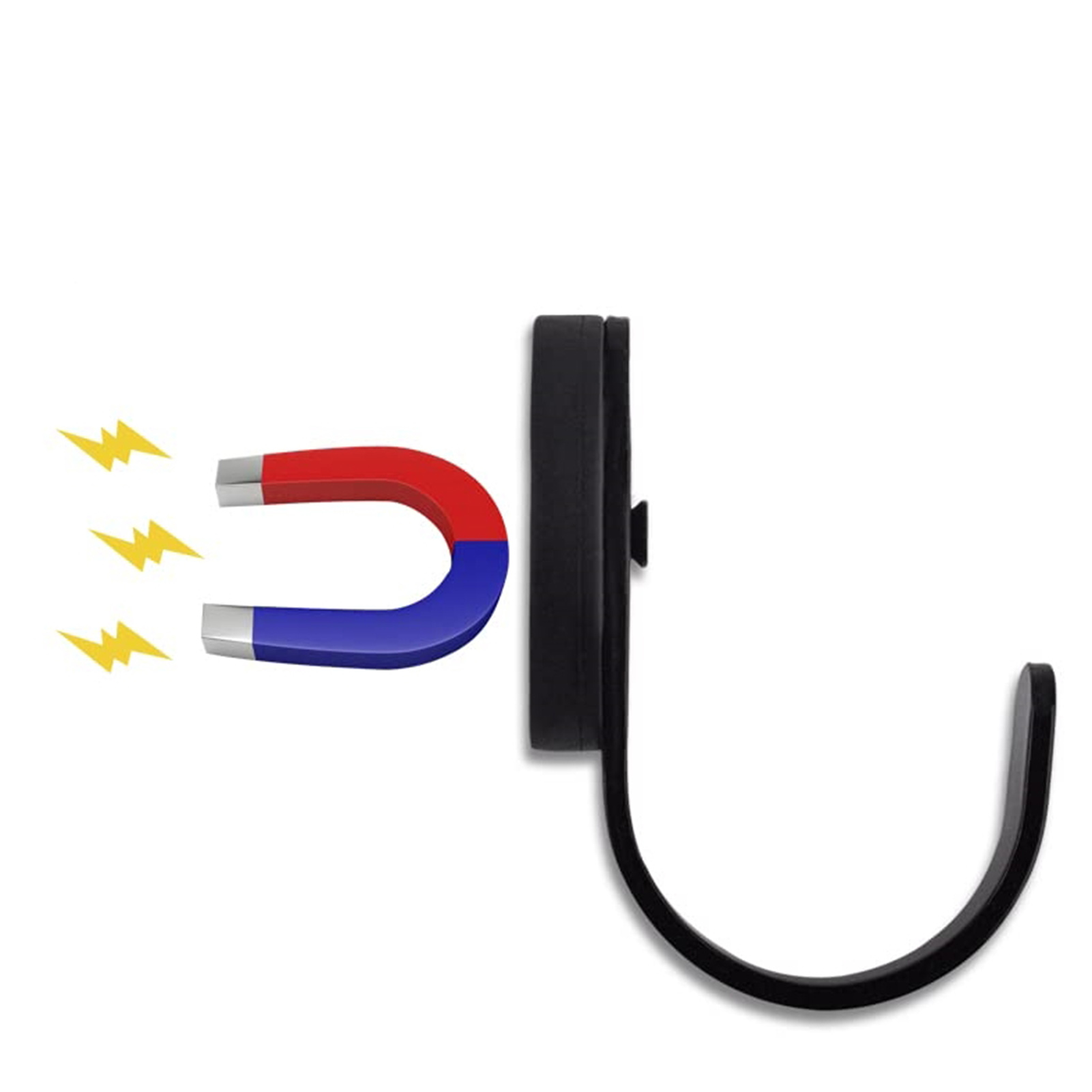 1/2/4 Stück starke magnetische Haken, robust, für Kühlschrank, Haustür, Küchenutensilien, Aufhänger für Büro, Garage, Schuppen, Fitnessstudio, Schließfächer