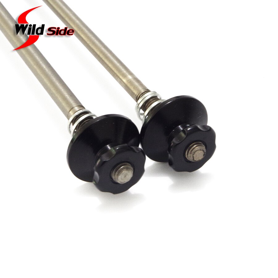 Spiedini da bicicletta in titanio a sgancio rapido per MTB strada bicicletta 100/130/135mm spiedini da ciclismo nero rosso accessori da ciclismo parti