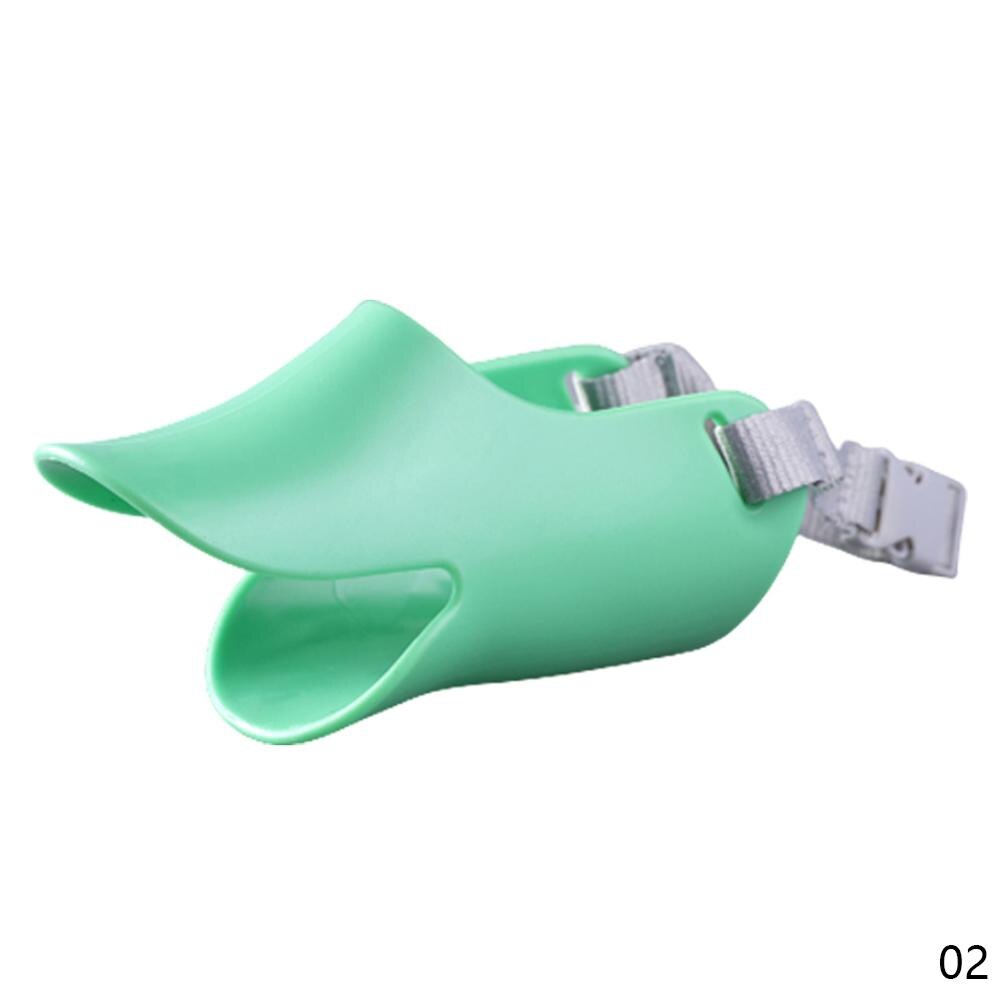 Hondenmuilkorf siliconen eendenmondmasker voor honden, anti-bijt, stop blaffende hondenmond, muilkorf voor honden, huisdier mondkapje, huisdier accessoires voor honden: Groente / Ik