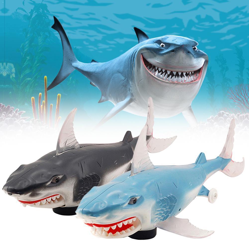 Elektrische Haai Speelgoed Levensechte Haai Speelgoed Land Lopen Shark Elektronische Realistische Voor Kinderen Speelgoed T2G5