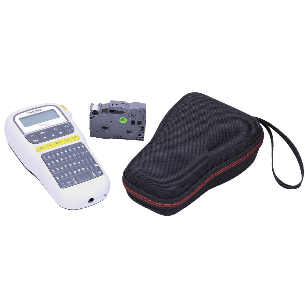 LTGEM EVA Hard Case voor Brother P-Touch PTH110 & PT-H100 Draagbare Label Maker-Reizen Beschermende Draagtas opbergtas