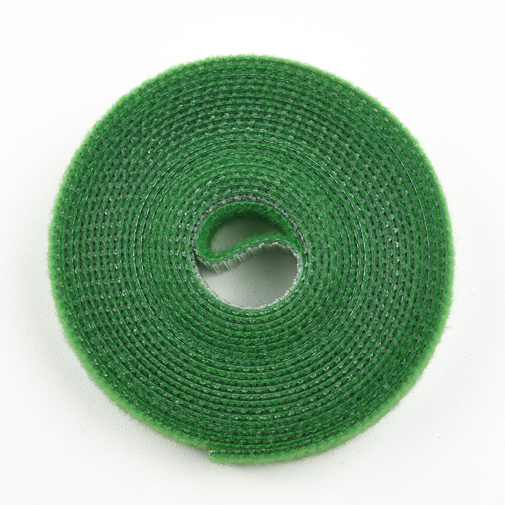 3 pak bindebånd plante binder krog & amp; loop haven støtter bambus stok wrap støtte plante bandage binde hovedtelefoner line kabel organizer