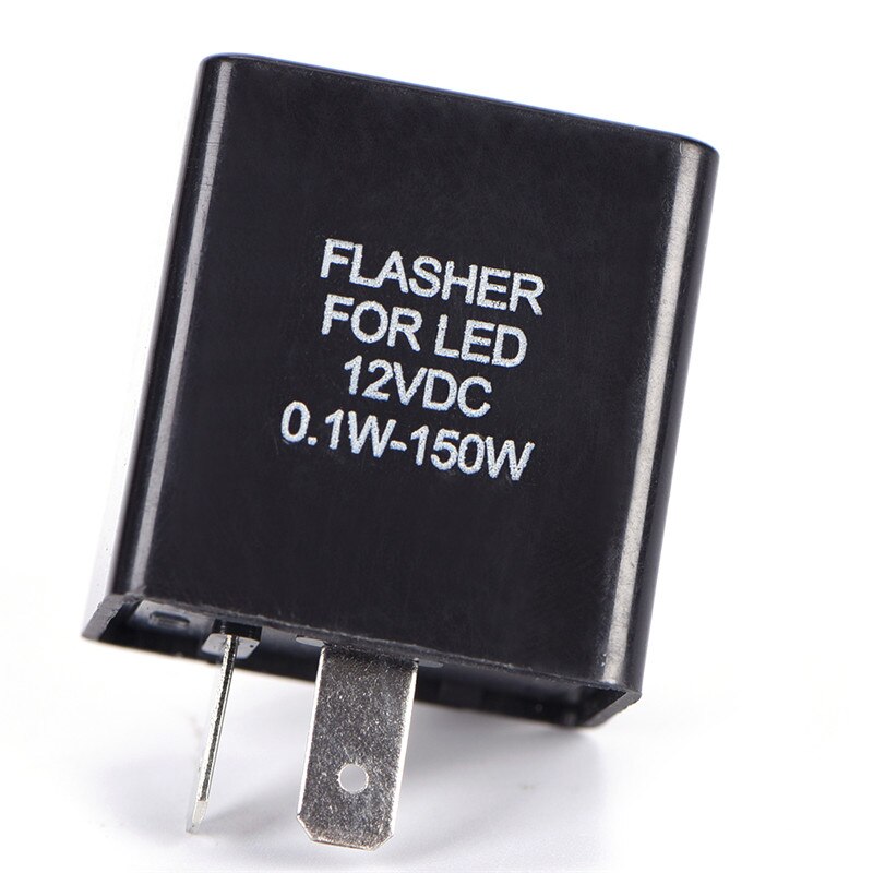 2 -polig bil motorcykel led blinker relä 12v universell elektronisk justerbar freauency led blinkers blinker blinker relä
