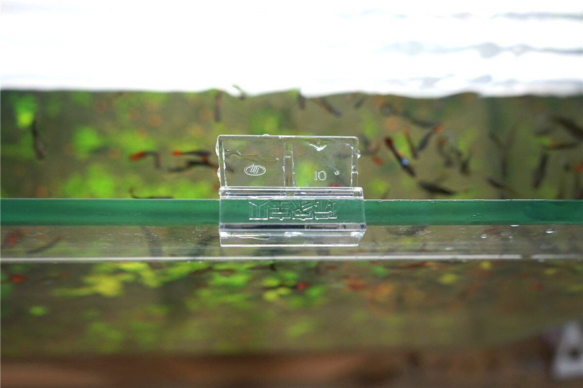 20Pcs Aquarium Glas Bescherming Hoek Aquarium Tank Glas Cover Acryl Clip Sterke Ondersteuning Houder 5Mm 6Mm 8mm 12Mm Glas