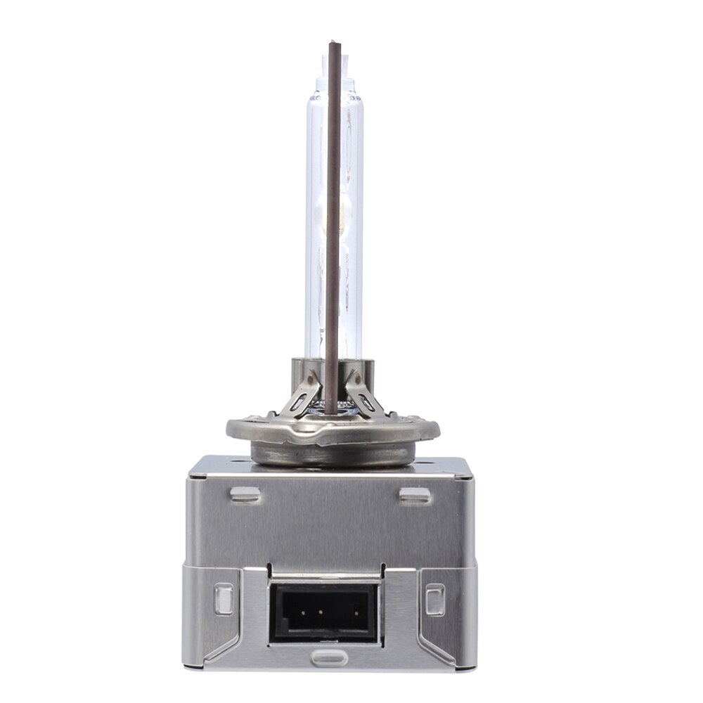 Faros de Xenón HID para coche, Bombilla de alto brillo con base de metal completa, 5500K, 6500K, D1S, D3S, 2 uds.