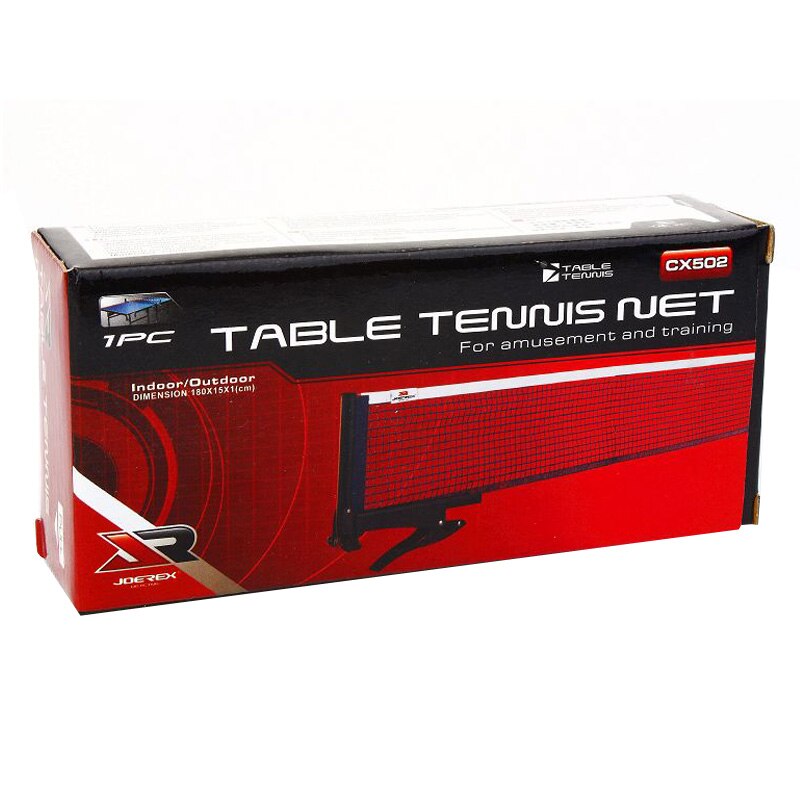 Joerex-red de malla para tenis de mesa, malla de Nylon, soporte azul, juego de postes de repuesto para Ping Pong