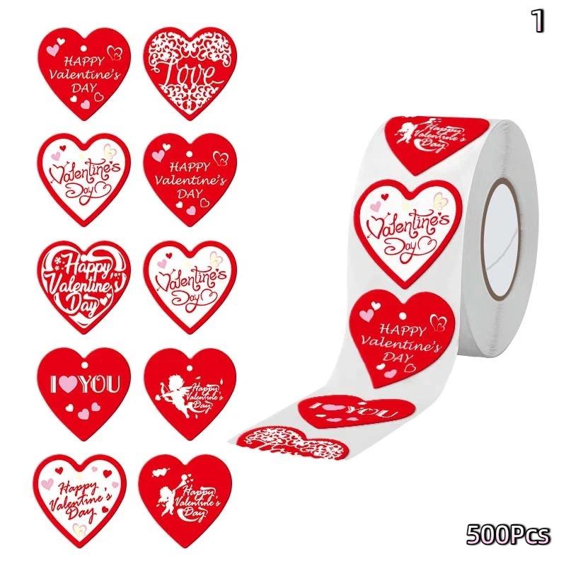 120/500 stuks valentijnsdag hartstickers, sluitstickers, stickers voor enveloppen met de tekst "happy wedding", feestdecoratiestickers: Lichtgrijs