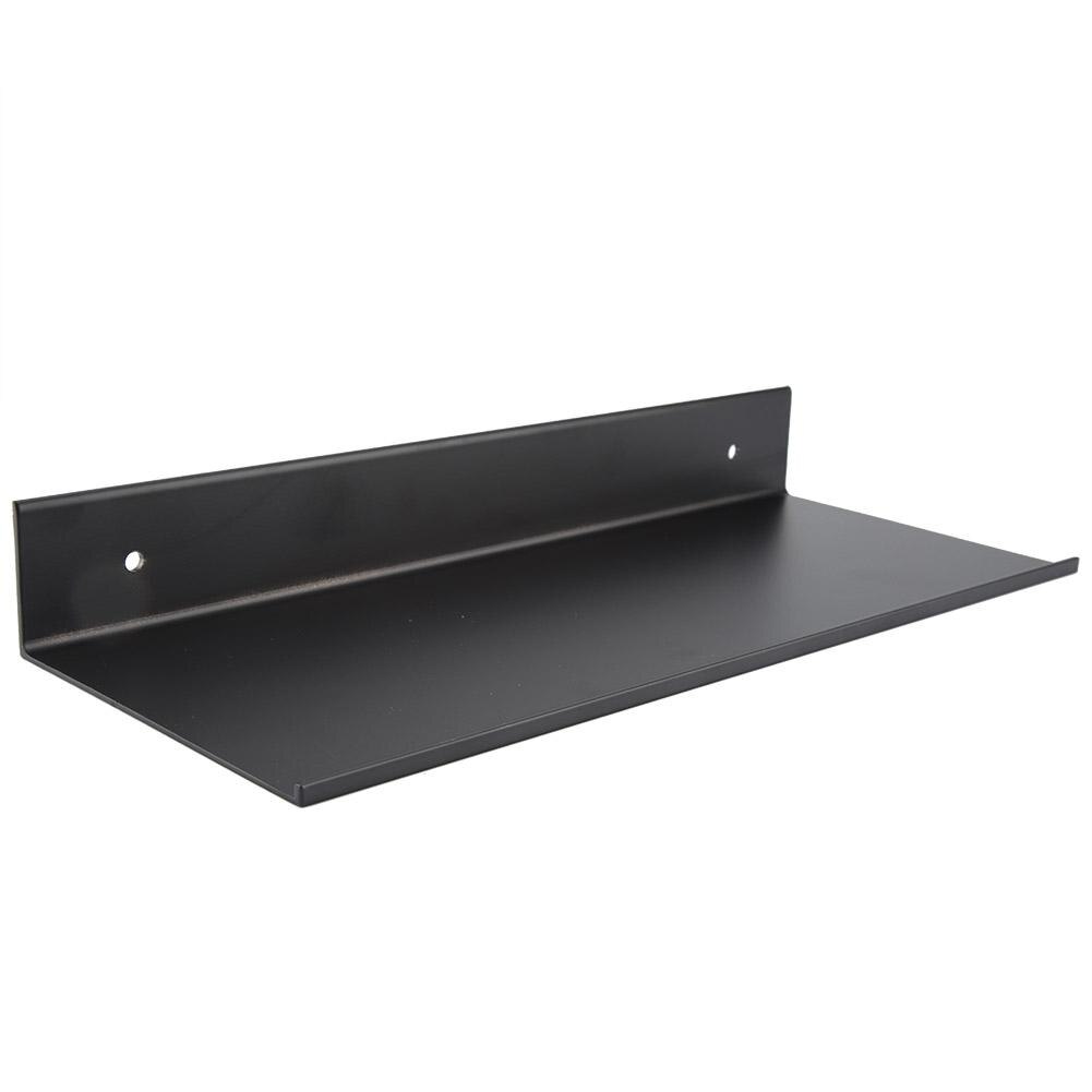 bathroom shelf Kitchen Black Bathroom Single-layer Space Aluminum Matte Rack Shelve Paper Towel Holder hoek plank