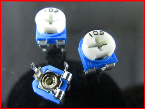 ! 10 stks 1 K potentiometer potentiometer/blauw verstelbare/Horizontale/Elektronische Component