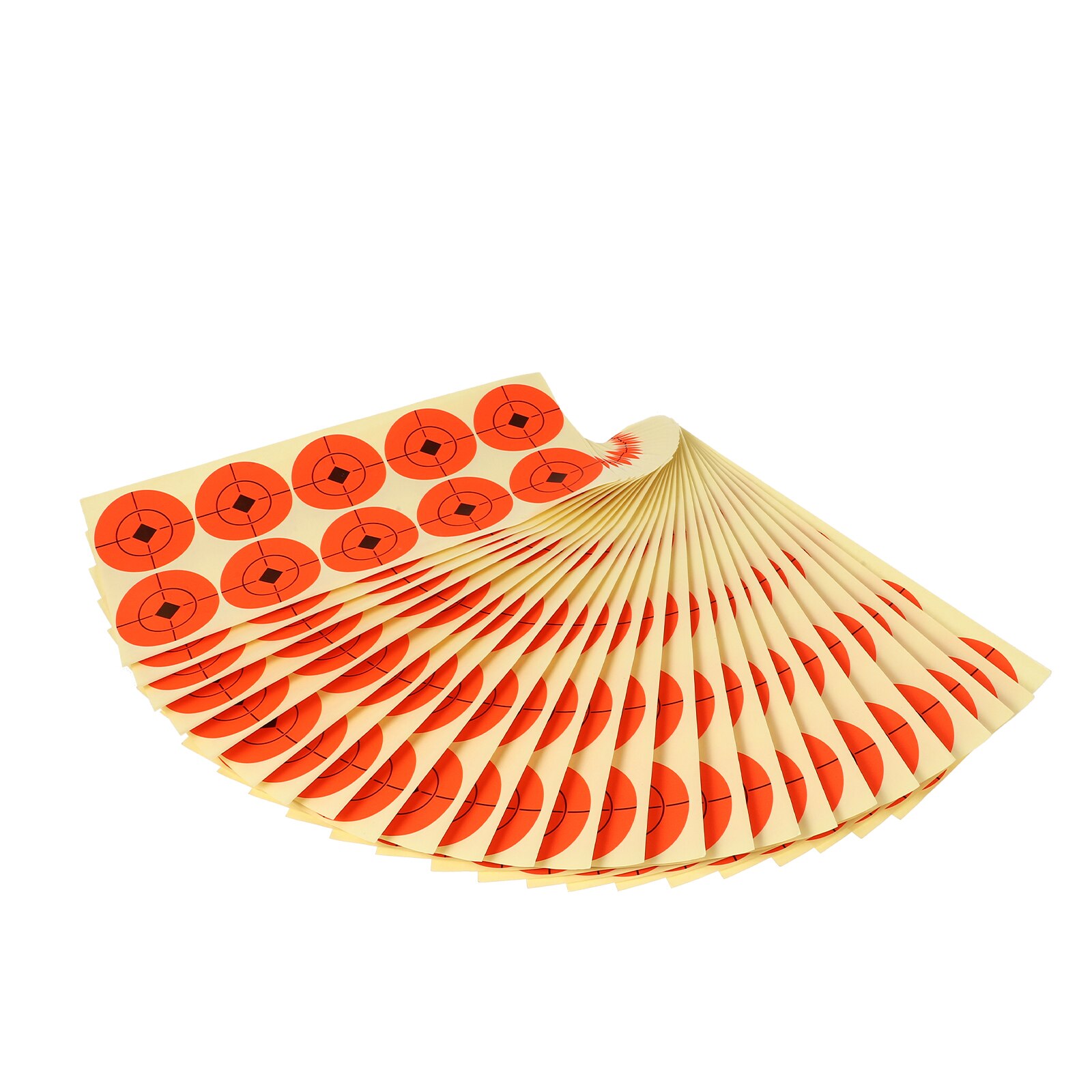 25 Sheets Self-adhesive Target Paper Shooting Exercising Aim Paper Clear Printed Target Paper