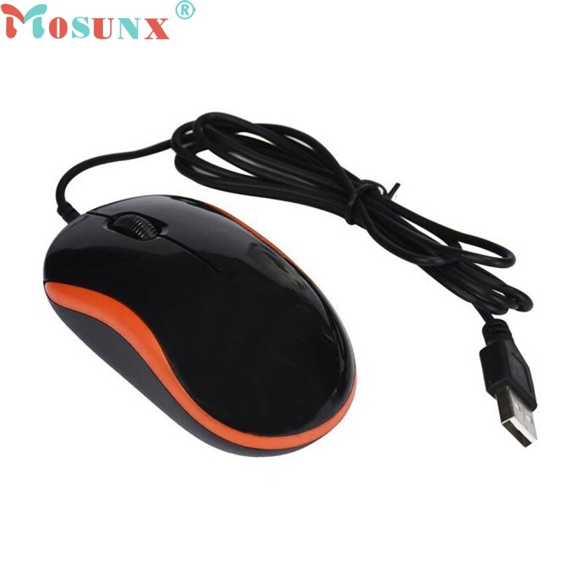 mosunx E5 PC computer vertical Mecall Tech 1600DPI Optical Wired Gaming Mouse Gamer
