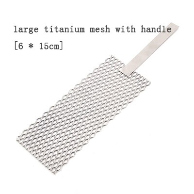 Galvanoplastie de maille de titane platine, électrode de maille de titane or et argent bijoux galvanoplastie plaque positive processus métallique: D
