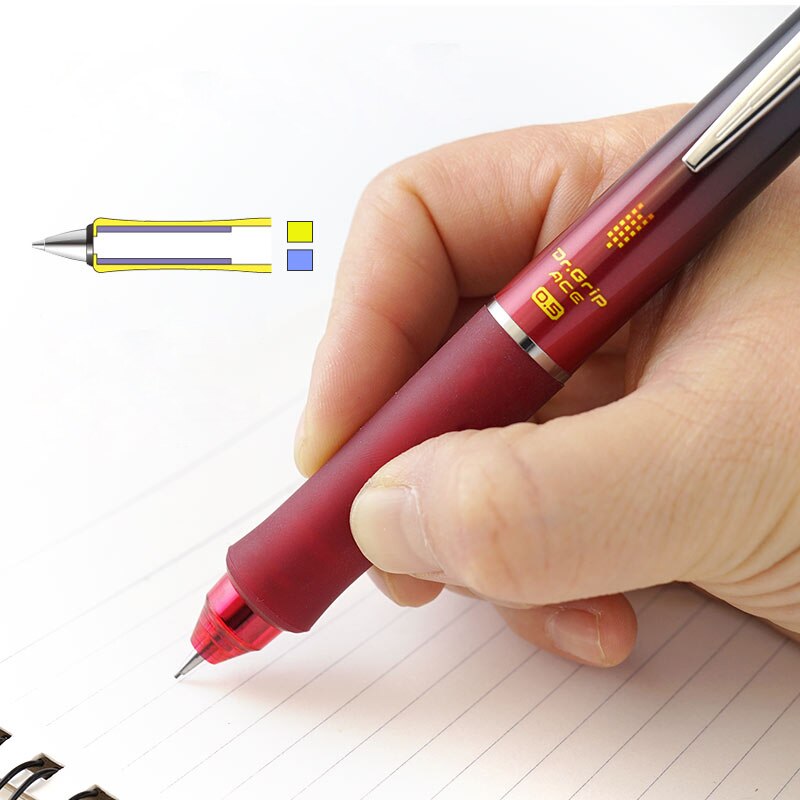 Japanse piloot schudt muziek mechanisch potlood hdgac -80r laag zwaartepunt basisschoolleerlingen schudden de kern zacht ru