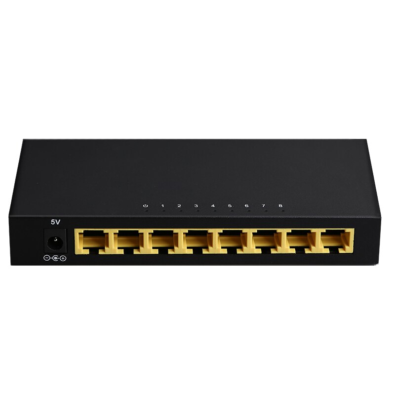 Gigabit Switch ethernet 100M/1000Mbps Network Switch RJ45 ports Hub Splitters Support auto flip function Ethernet Smart Switcher
