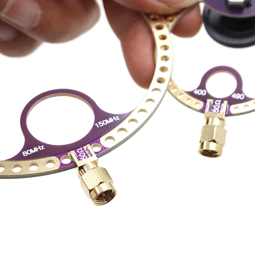 2pcs Circular Antenna UV UHF + VHF FM Donut Antenna 400M-470MHz 80M-150MHz Mini Loop Antenna for HFDY Malahiteam DSP DSP2