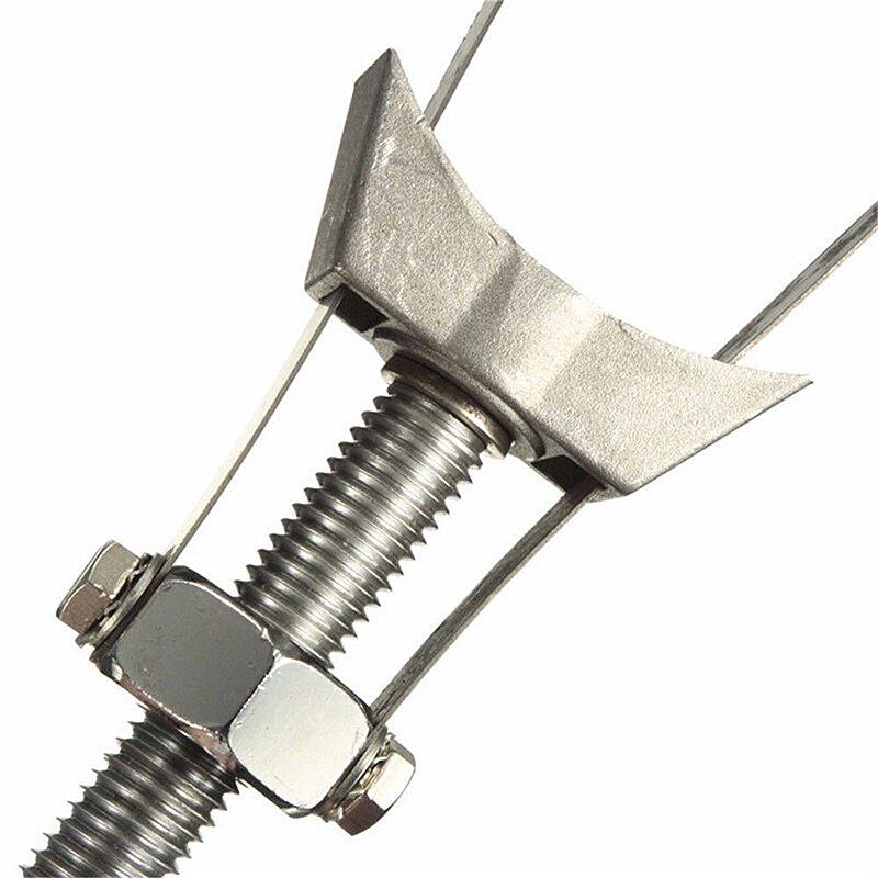 Herramientas de extracción de filtro de aceite para Moto, llave de correa L de diámetro ajustable de 60 a 120mm para llaves de filtro de aceite de estilo antiguo