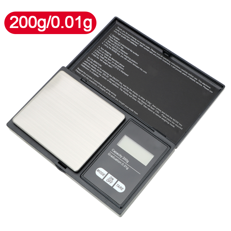 Jewelry Gram Weight For Kitchen Precise LCD Mini Digital Scale High Accuracy Backlight Electric Scale: Silver