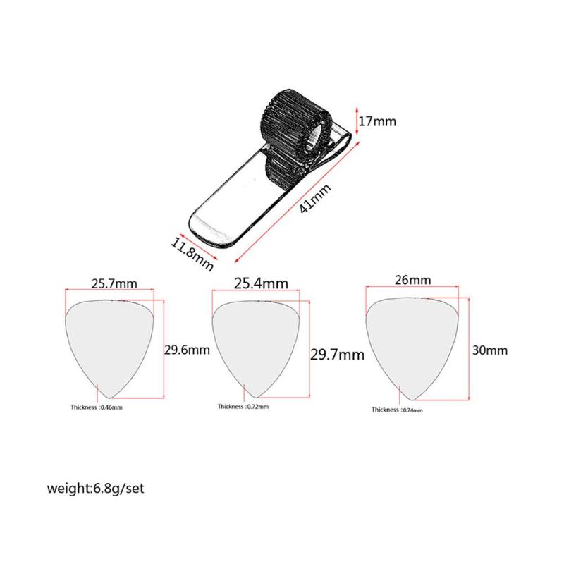 Guitar Pick Multi-function 1pc LCD Display Digital Clip-on Guitar Tuner Rotating Ukulele Bass Violin Tuners