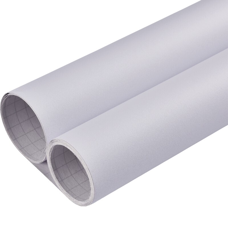 Wallpaper self-adhesive pure white thickening living room bedroom wallpaper cabinet renovation stickers waterproof stickers